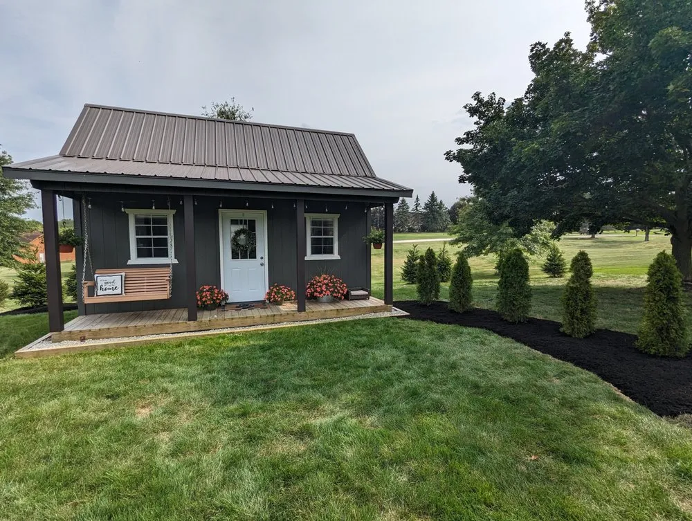 Custom residential landscaping for homes in Medina, OH by Cleaner Grounds