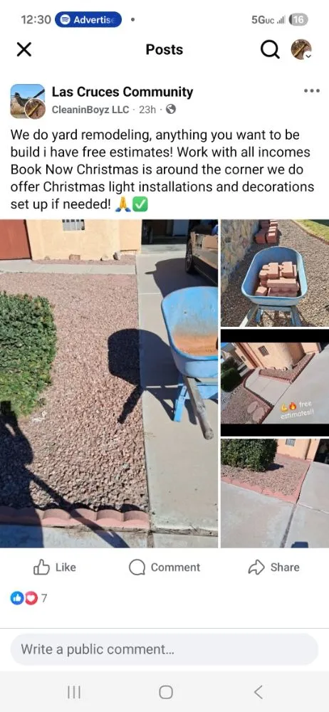 Expert landscape design experts serving Las Cruces, NM - CleaninBoyz