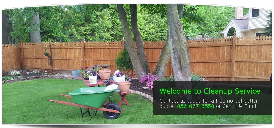 Affordable landscape design in Gloucester Township, NJ by Cleanup Service