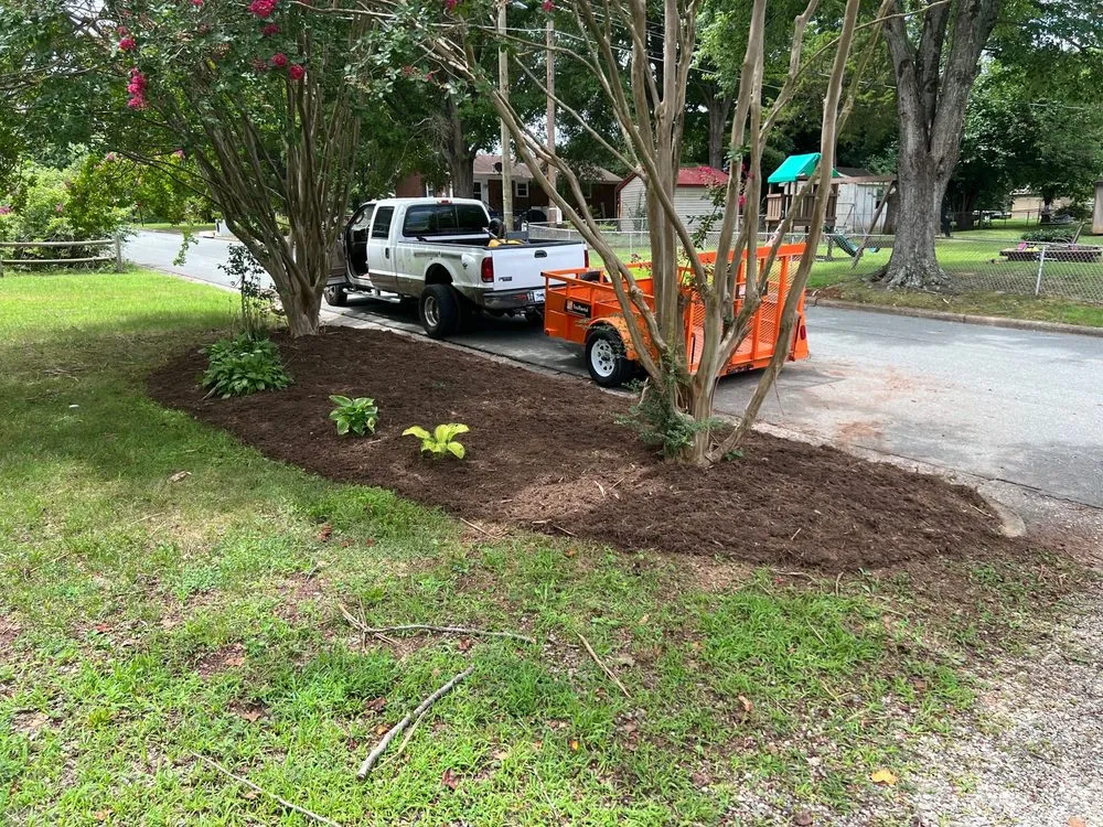 Expert garden landscaping in Greensboro, NC by Clear Advantage Landscaping