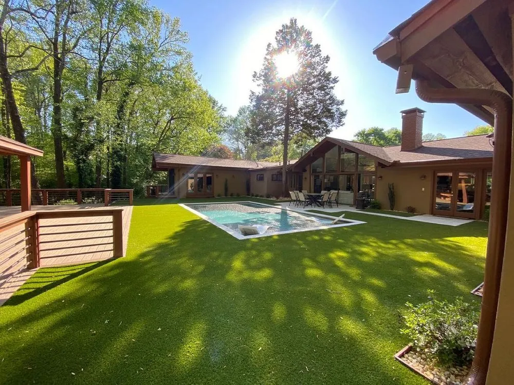 Affordable landscape installation for year-round maintenance in Marietta, GA by Clear Creek Landscaping