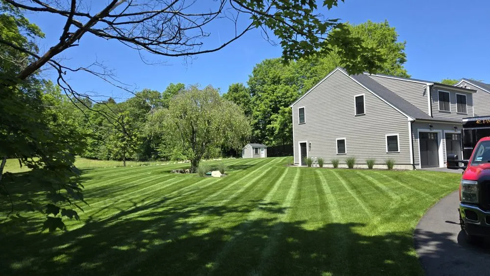 Custom landscape installation for residential properties across Hanson, MA - Clear Cut Landscaping