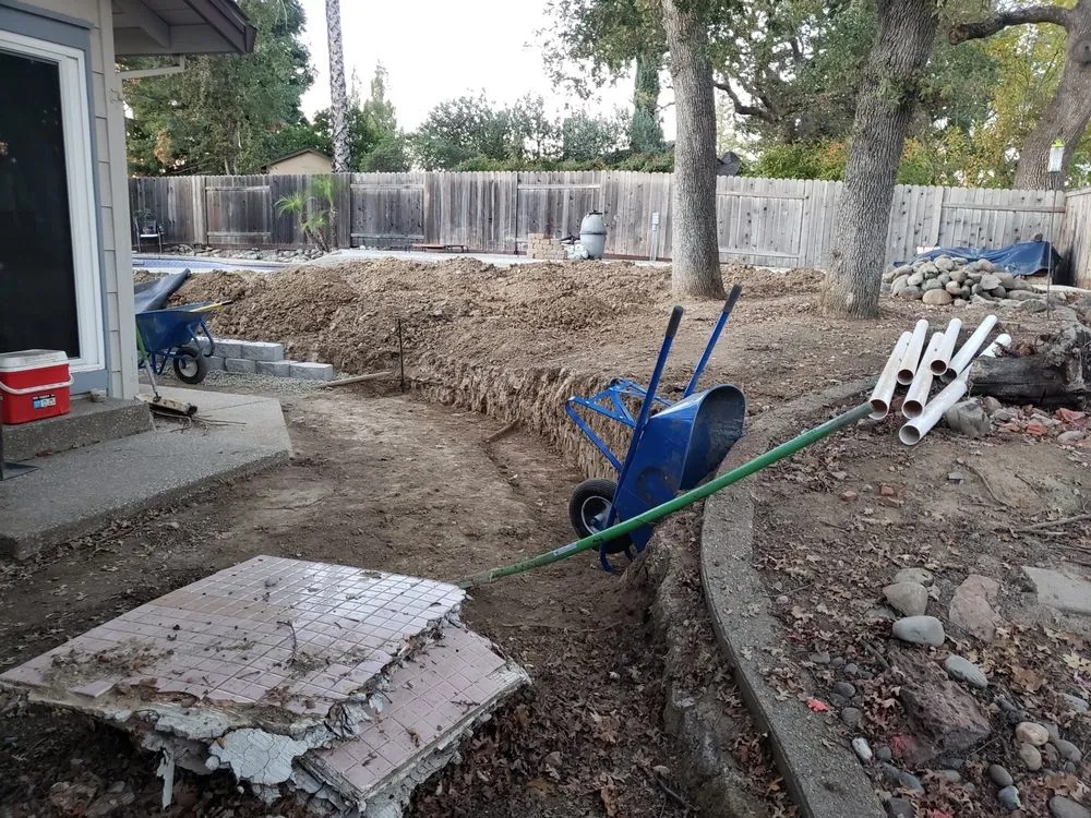 Professional yard cleanup service for outdoor upgrades in Orangevale, CA by Clear Cut Landscaping