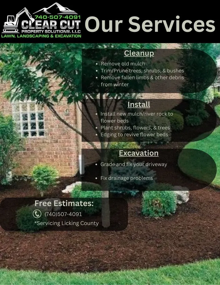 Custom landscaping services experts serving Heath, OH - Clear Cut Property Solutions