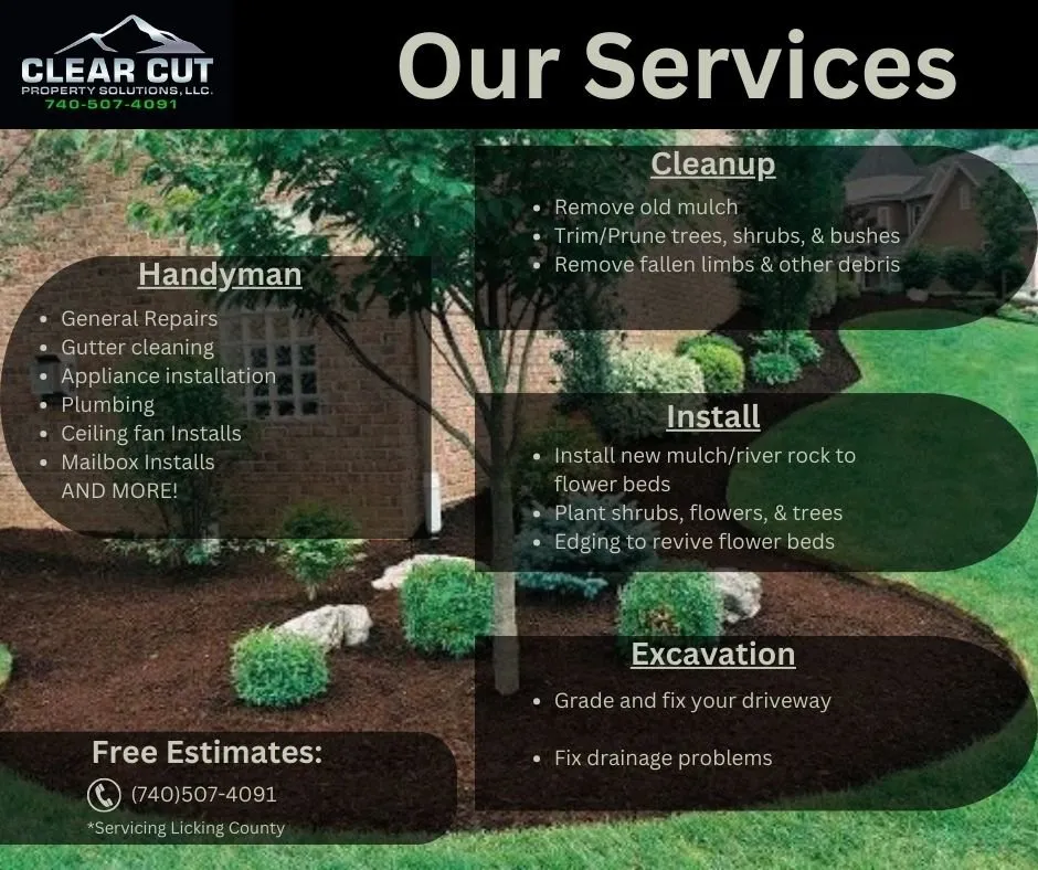 Custom landscaping services in Heath, OH by Clear Cut Property Solutions