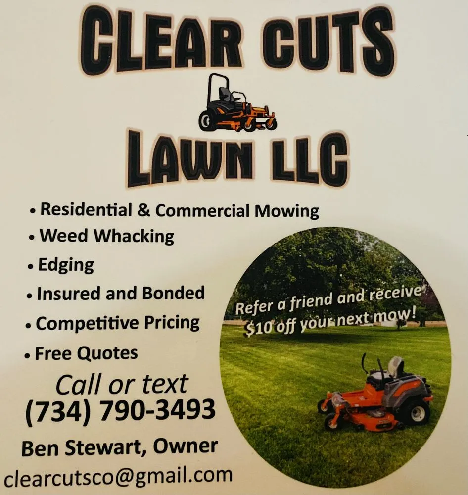 Top-rated yard cleanup service with custom design in Monroe, MI by Clear Cuts Lawn Care