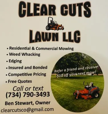 Clear Cuts Lawn Care Logo