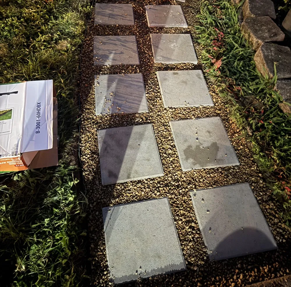 Custom landscape installation in Nashville, TN - Clear Out Crew