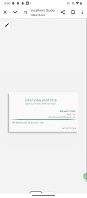 Clear View Yard Care Logo