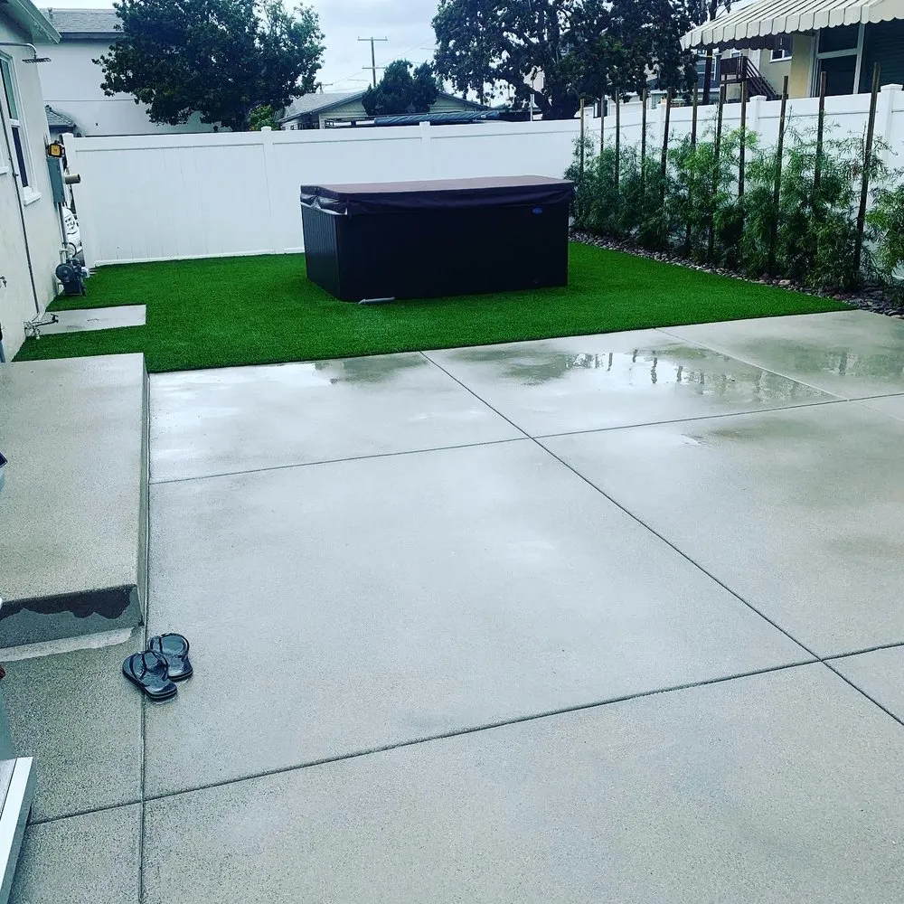 Custom lawn mowing service for outdoor upgrades in Solana Beach, CA by Clear Water Landscapes