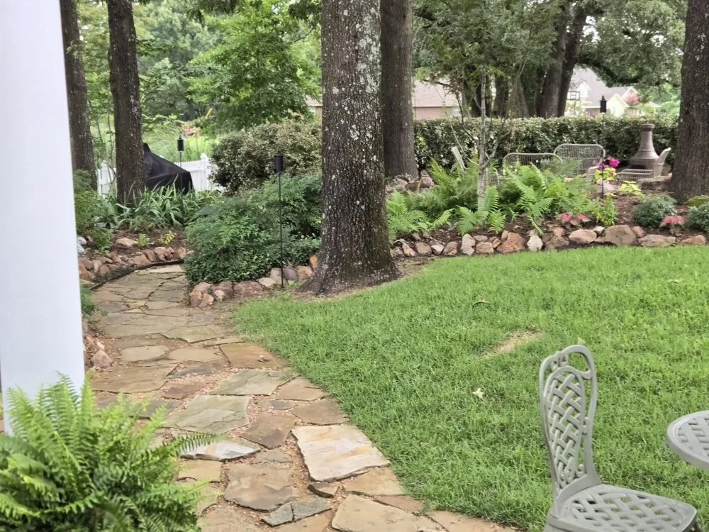 Affordable residential landscaping with custom design in Sulphur Springs, TX by Clearer Image