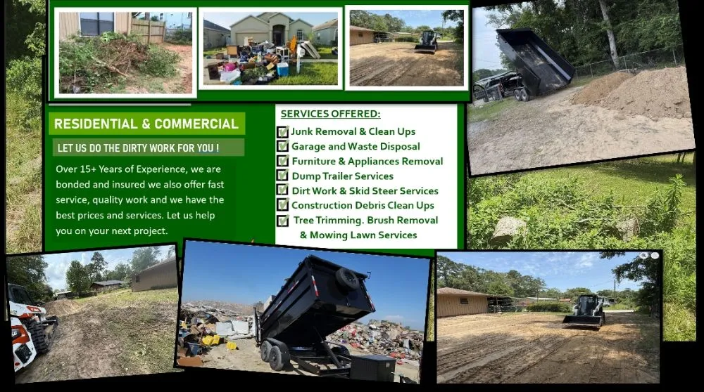 Affordable yard cleanup service in Cleveland, TX by Clearpath Terrain Solutions