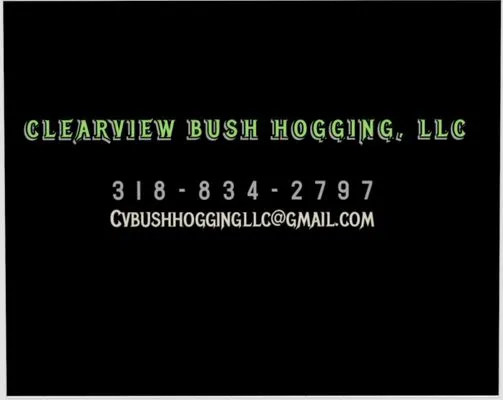 Clearview Bush Hogging Logo