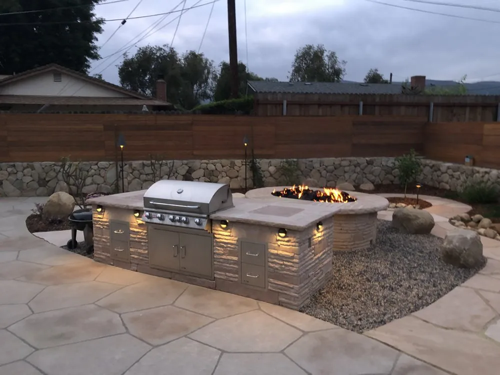 Professional yard maintenance for outdoor upgrades in Santa Barbara, CA by Clearview Landscaping