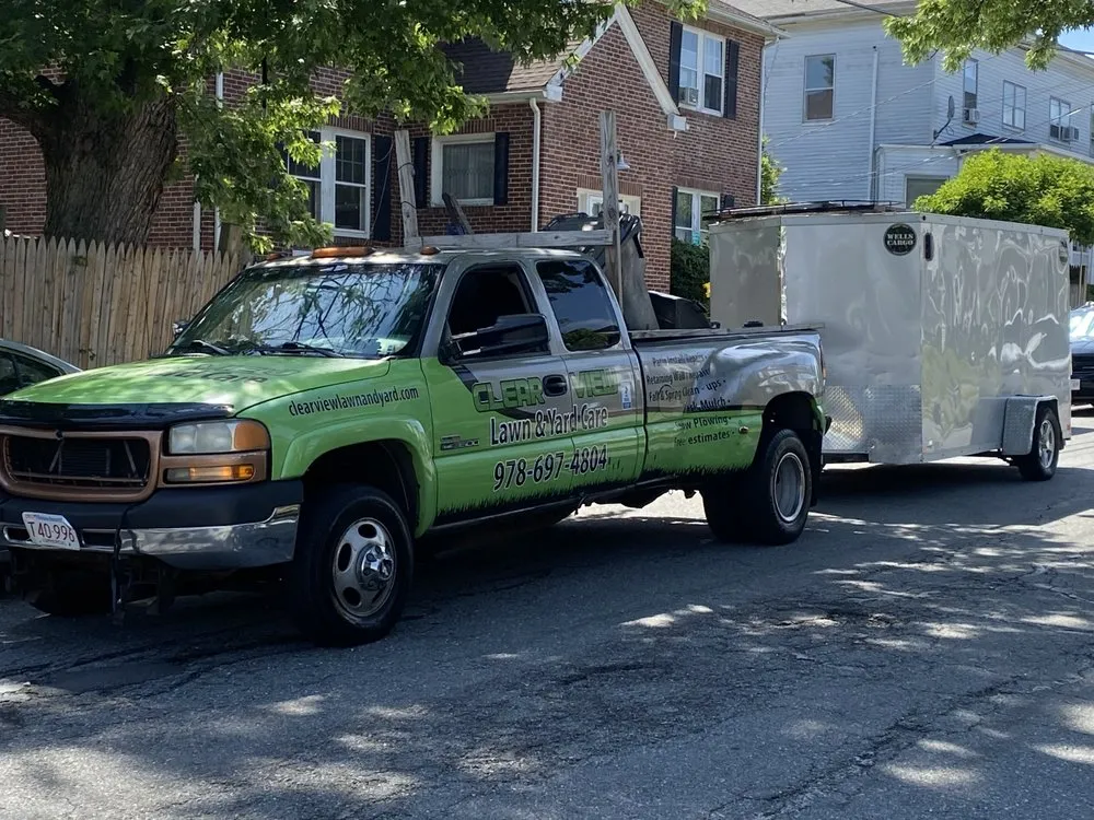 Custom residential landscaping for year-round maintenance in Lowell, MA by ClearView lawn & Yard care