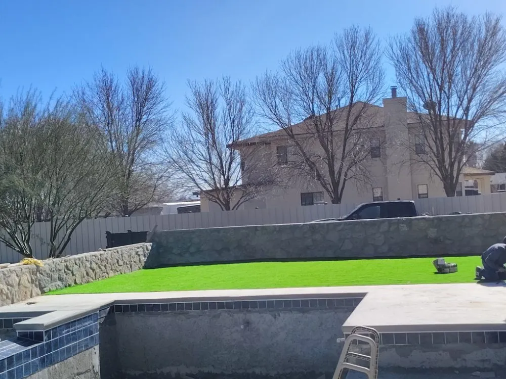 Expert lawn mowing service for beautiful yards across El Paso, TX - Clearview Pools & Landscape Designs