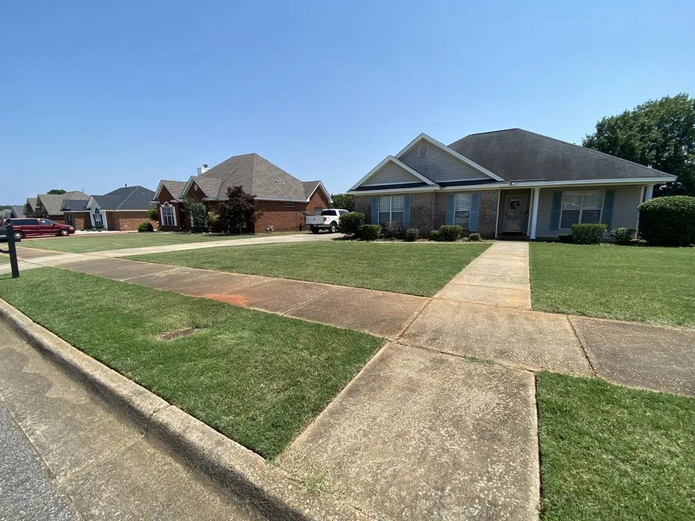 Custom landscaping services for outdoor upgrades in Clanton, AL by ClearView Window & Lawn Care