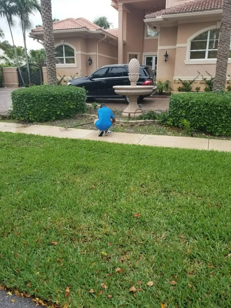 Affordable lawn mowing service for residential properties in Port St. Lucie, FL by Clearwater Irrigation and Lawn