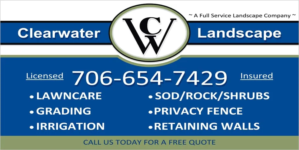 Custom yard cleanup service in Homer, GA - Clearwater Landscape