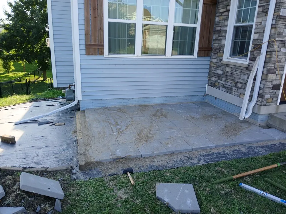 Custom landscape installation for outdoor upgrades in Des Moines, IA by ClearWay Landscaping