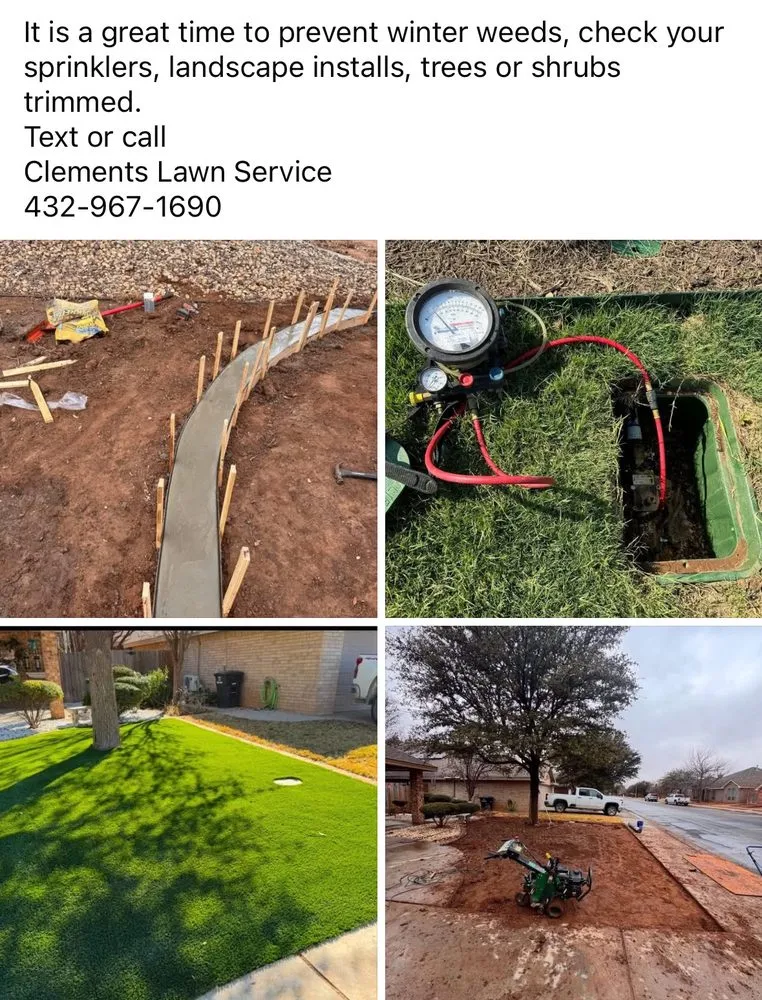 Local lawn care service for homes across Midland, TX - Clements Lawn Service