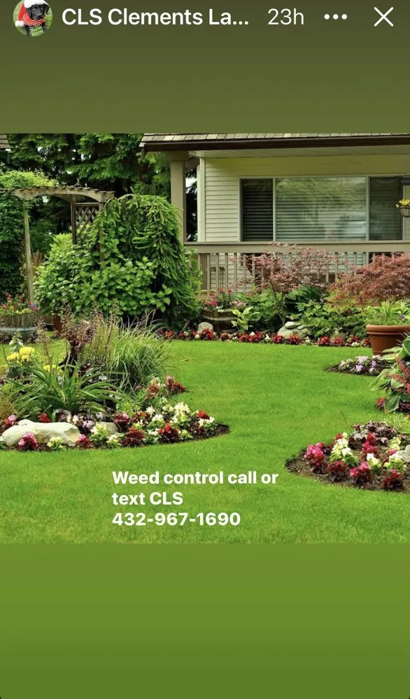 Local garden landscaping for outdoor upgrades in Midland, TX by Clements Lawn Service