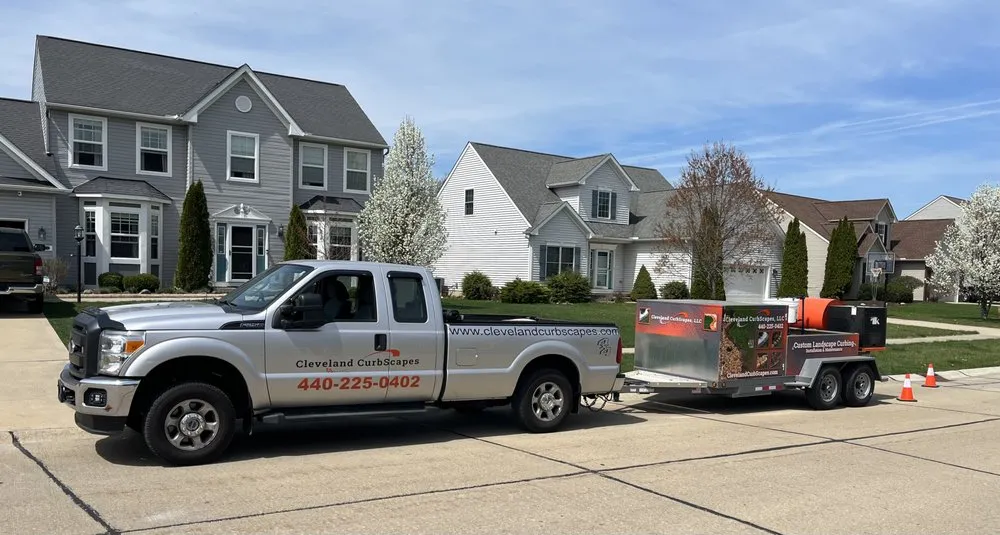 Top-rated residential landscaping with custom design in North Ridgeville, OH by Cleveland CurbScapes