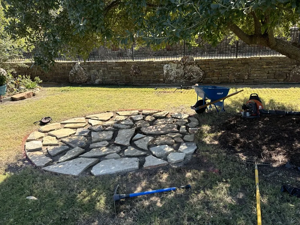 Affordable garden landscaping in Fort Worth, TX by Cleveland Landscape and Tree