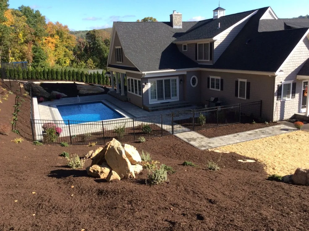 Professional outdoor landscaping in Thomaston, CT by CLi Services