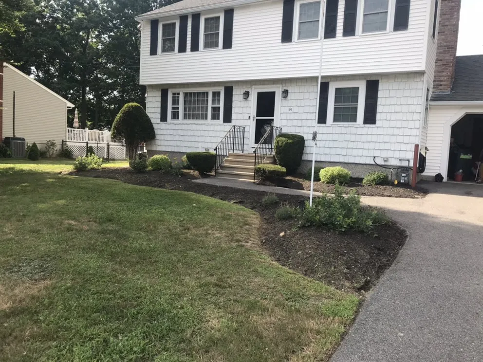 Local landscape installation in Randolph, MA by Clifford’s Landscaping