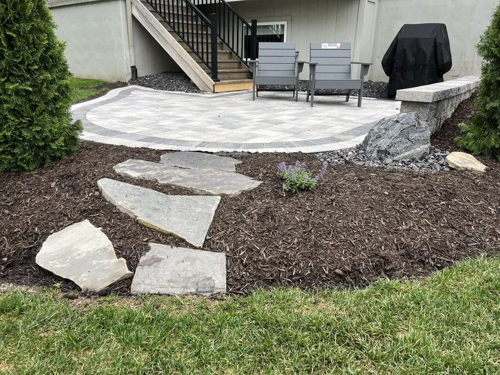 Expert garden landscaping for homes in Spring Hill, KS by Cliffy Care Landscaping