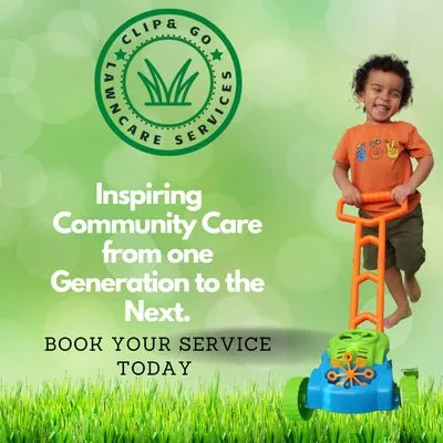 Clip N Go Lawn Care Logo