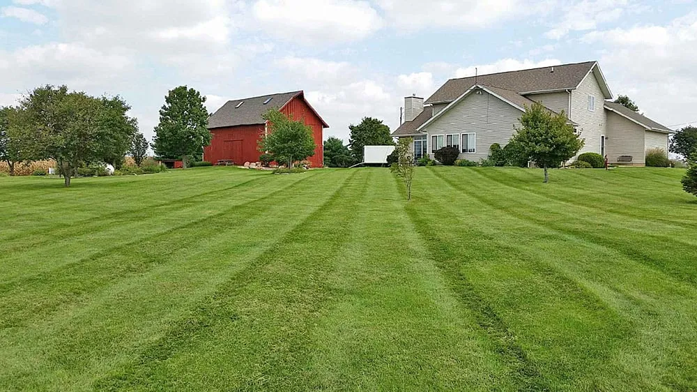 Reliable lawn mowing service for homes in Decatur, IL by Clippers Lawn & Landscape