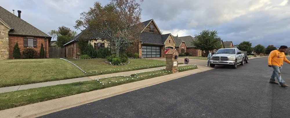 Affordable lawn care service with custom design in Moore, OK by Clippings Lawncare And Landscaping