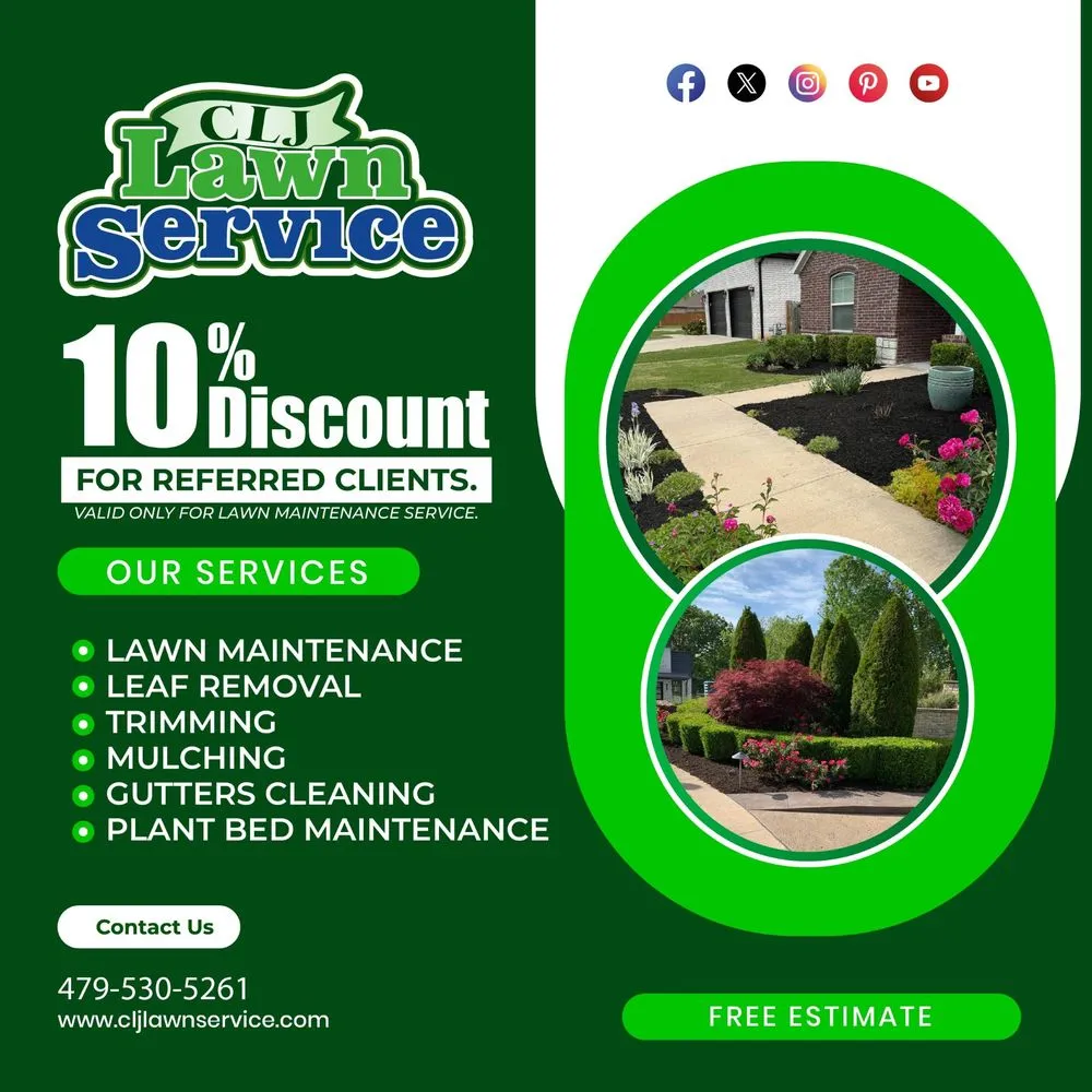 Local garden landscaping experts serving Springdale, AR - CLJ Lawn Service