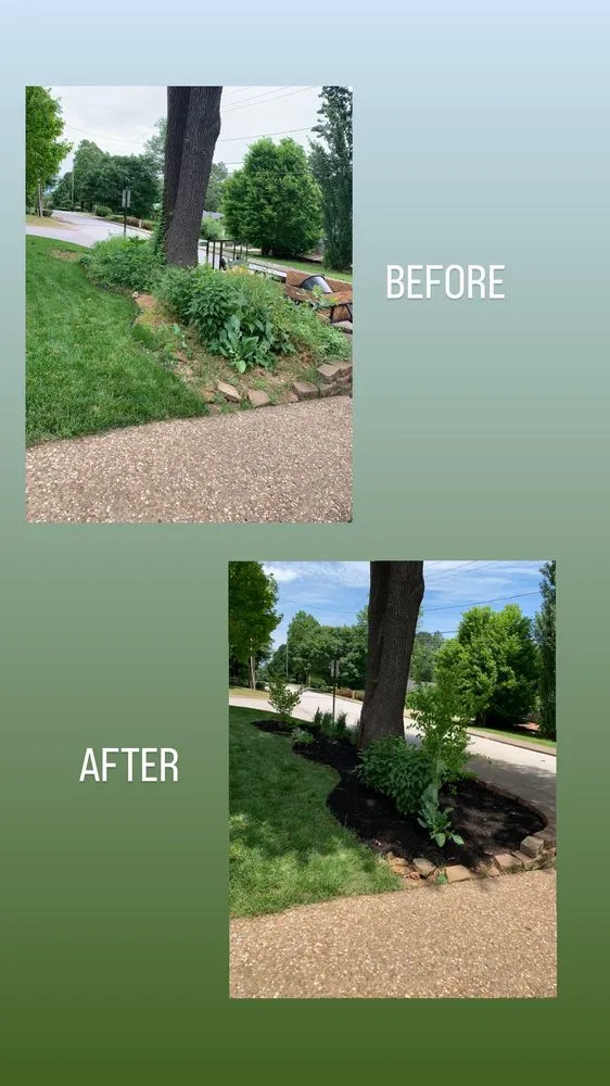 Professional garden landscaping in Springdale, AR by CLJ Lawn Service