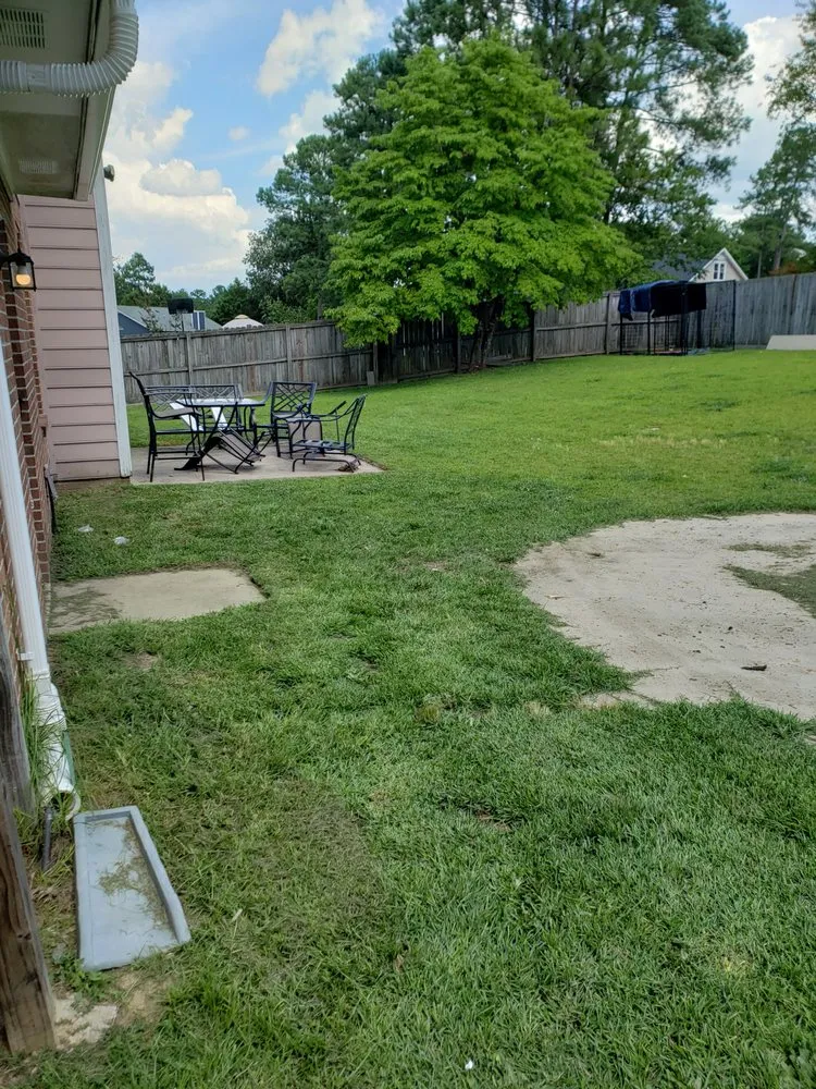 Custom landscape installation with custom design across Fayetteville, NC - Close Cut Lawn Service