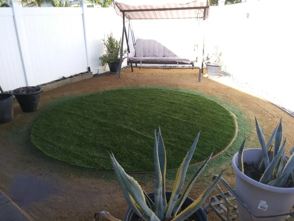 Custom landscape installation in Orange, CA by Clover Landscape