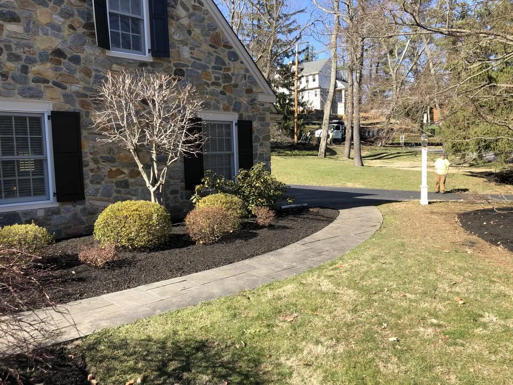 Expert landscaping services with custom design in Drexel Hill, PA by Clover Lawn and Garden