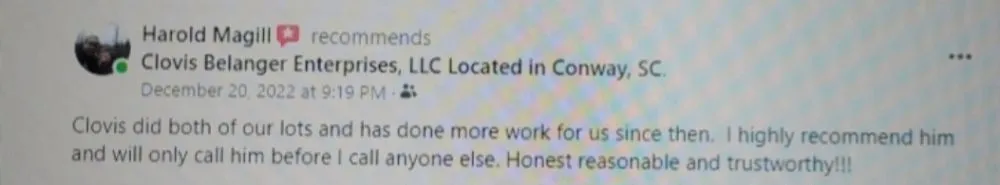 Top-rated garden landscaping with custom design across Conway, SC - Clovis Belanger Enterprises