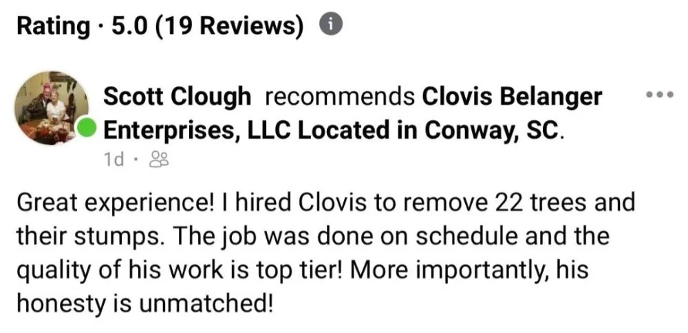 Expert landscape design in Conway, SC by Clovis Belanger Enterprises