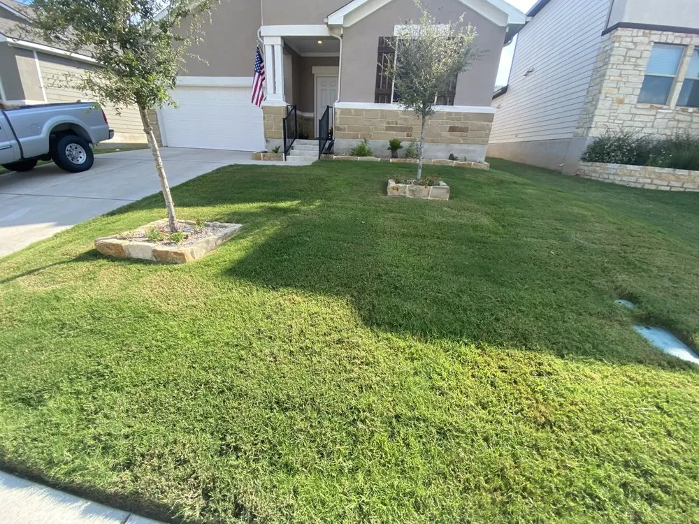 Professional outdoor landscaping for beautiful yards in Leander, TX by Clovis Touch Landscaping