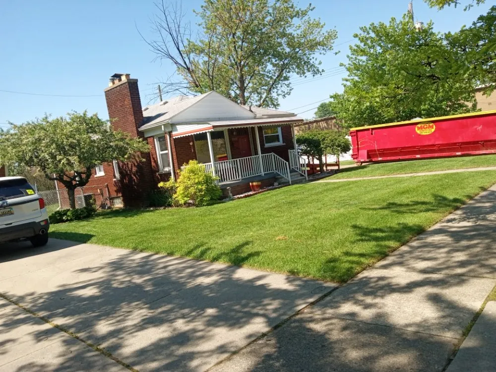 Professional lawn mowing service for residential properties in Detroit, MI by C.L.S. Lawn Care Services