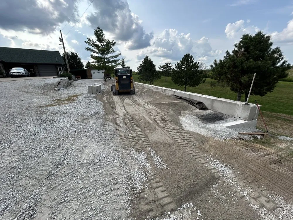 Local landscape installation for beautiful yards in Fairfield, IA by Clubb’s Trucking