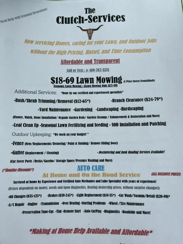 Local outdoor landscaping experts serving Dallas, TX - Clutch Services