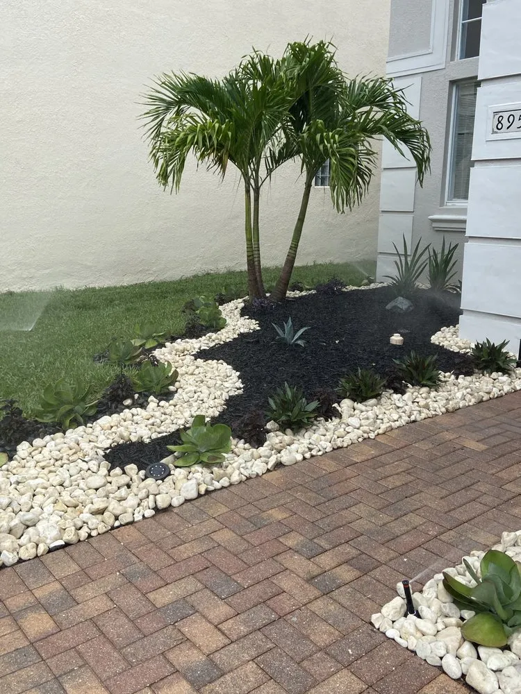 Professional residential landscaping in Lantana, FL by Clutch Solutions