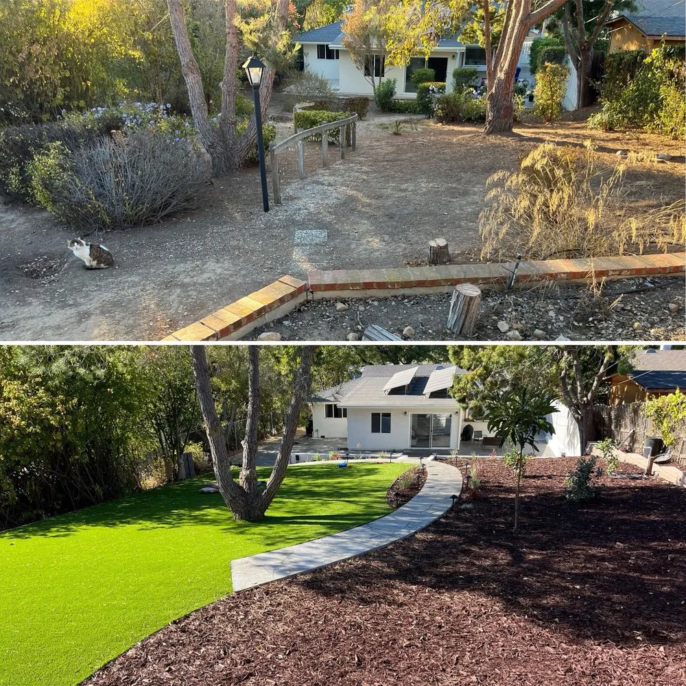 Professional lawn care service for residential properties in Santa Maria, CA by CLV landscape