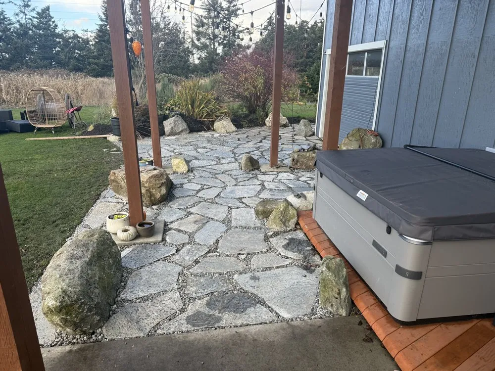 Local residential landscaping in Coupeville, WA by CM Earthscapes