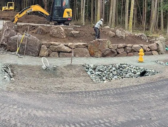 Custom landscaping services for homes in Coupeville, WA by CM Earthscapes