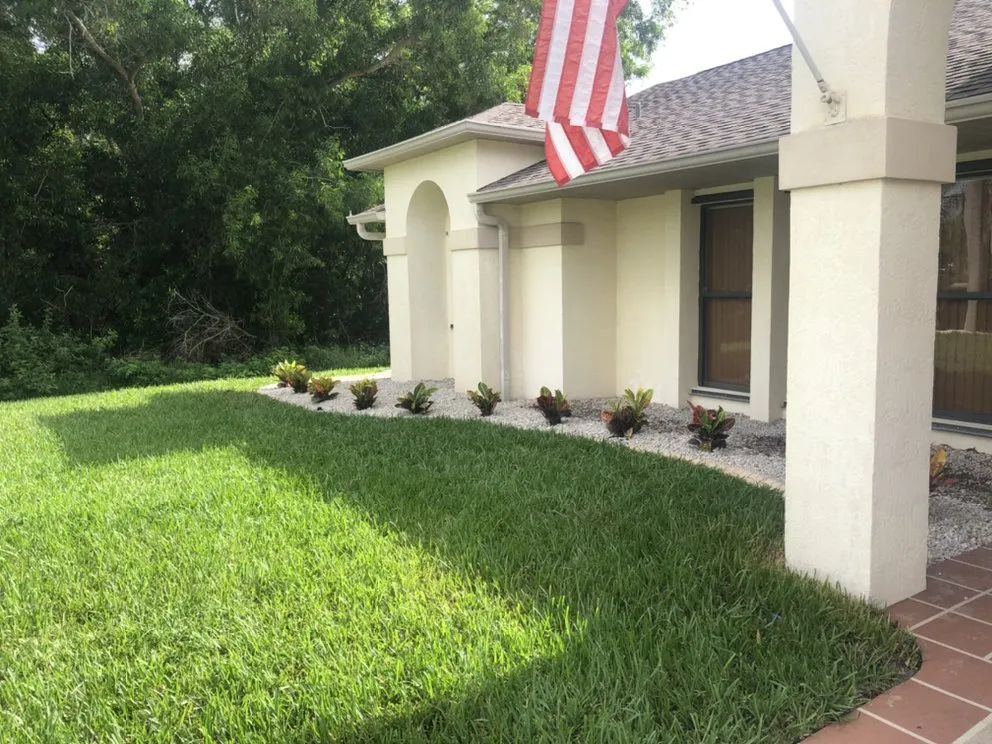 Top-rated outdoor landscaping with custom design in Port St. Lucie, FL by CM Gatling Landscaping